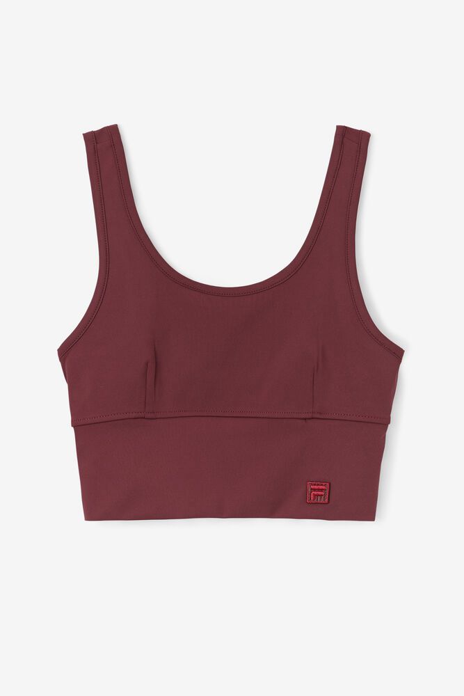 Fila Sports Bra Kora Top Womens Brown - India NAP-435927